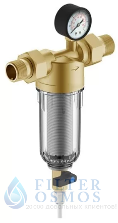 Гейзер Бастион 112 с манометром для холодной воды 1/2