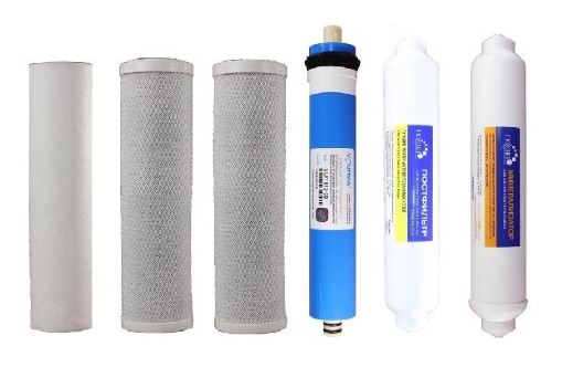 Набор картриджей для обратного осмоса с минерализатором