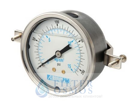 Манометр горизонтального типа GAUGE-H15