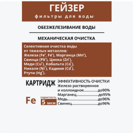 Гейзер Картридж Fe 20BB