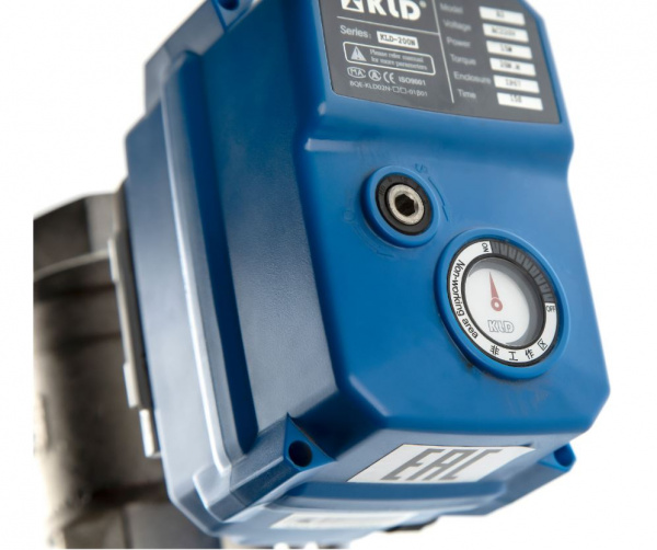 Кран с сервоприводом KLD200 2-х 1 1/4” 220V