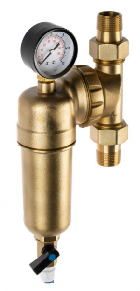 Гейзер Бастион 7508095201 с манометром, поворотный механизм 3/4"